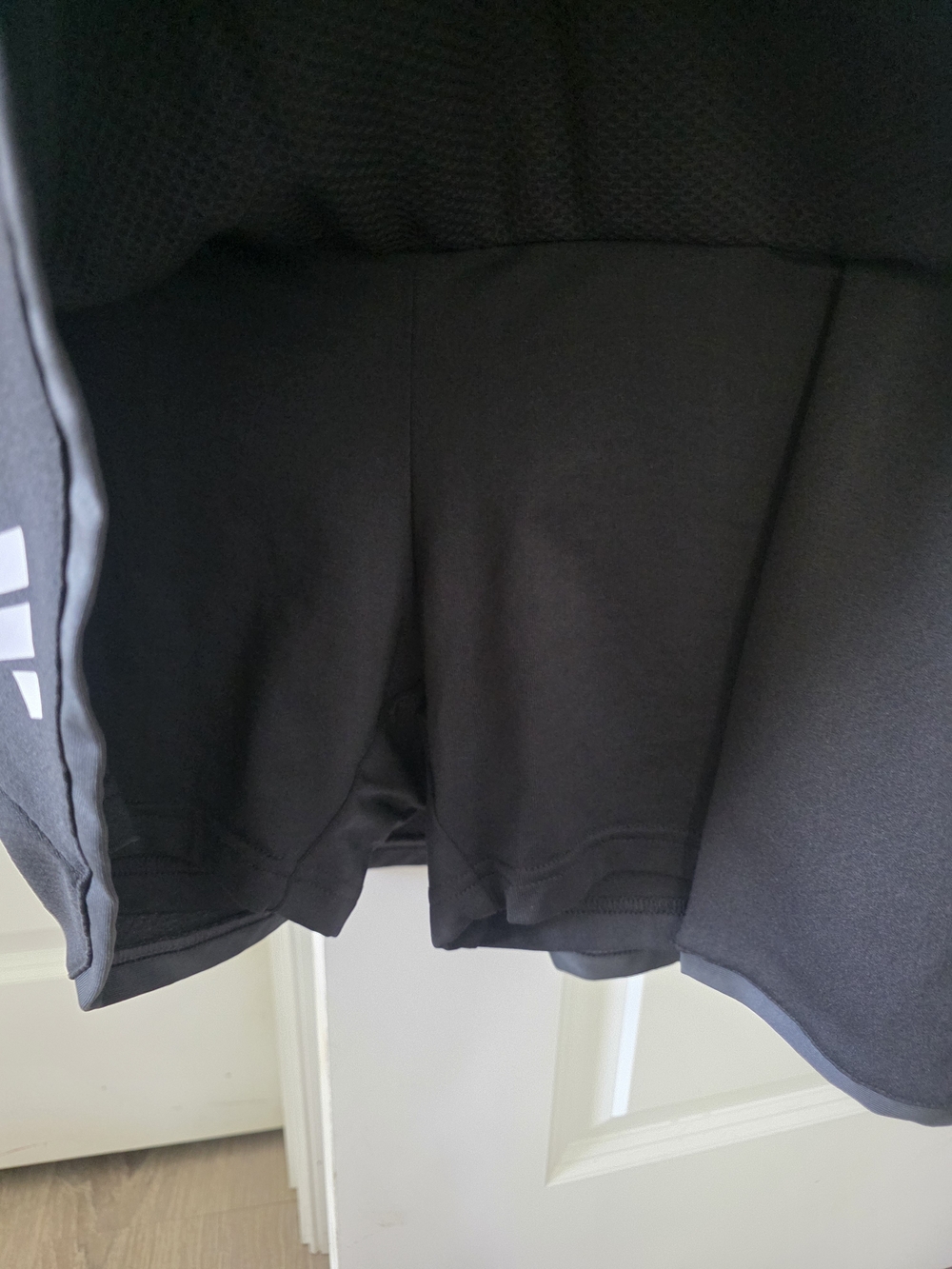 Nike & Adidas Black Athletic Skorts with Built-In Shorts - Picture 3 of 11